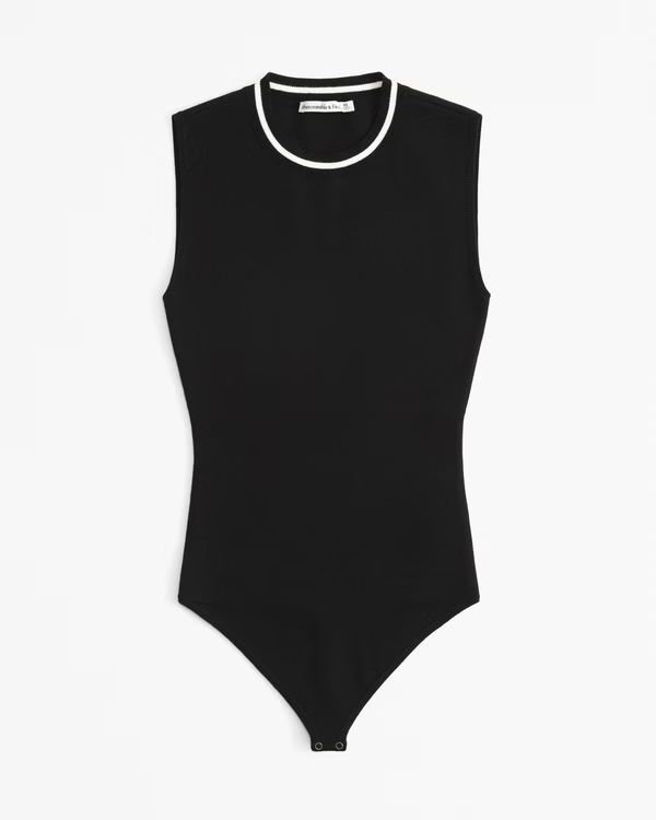 Women's LuxeLoft Crew Bodysuit | Women's Tops | Abercrombie.com | Abercrombie & Fitch (US)