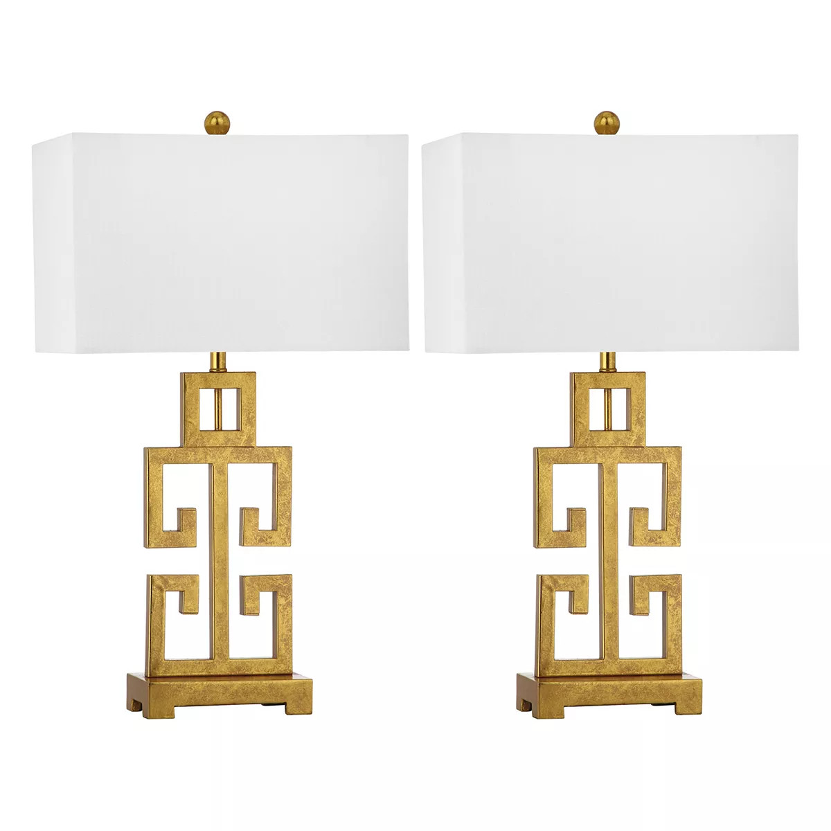 Safavieh 2-piece Greek Key Table Lamp Set | Kohl's