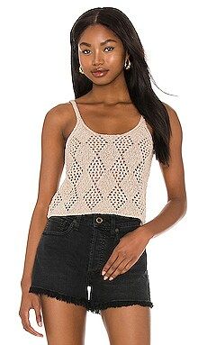 Free People Glisten Tank in Sea Shell from Revolve.com | Revolve Clothing (Global)