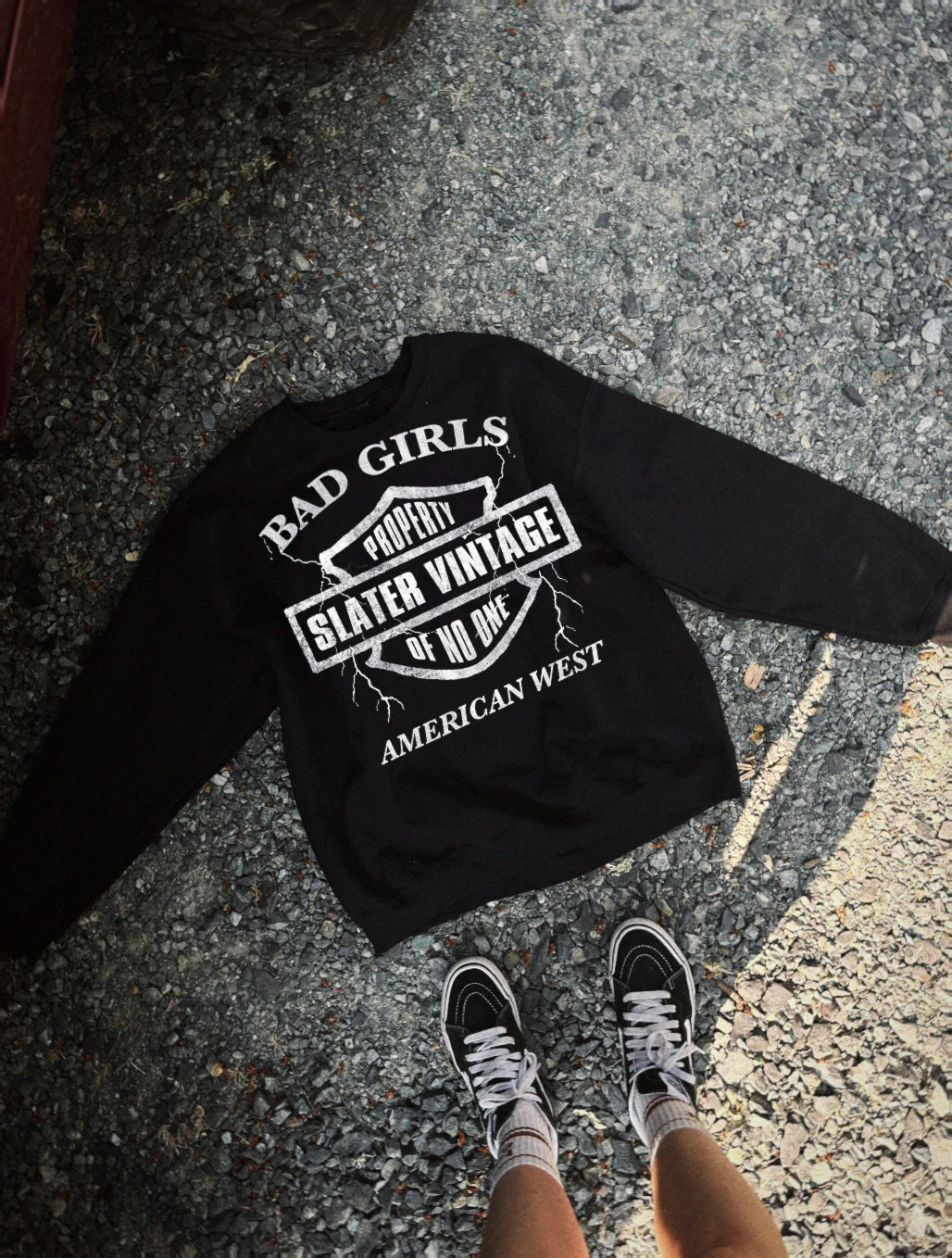 Screamin' Eagle Street Style Crewneck Sweatshirt | Slater Vintage