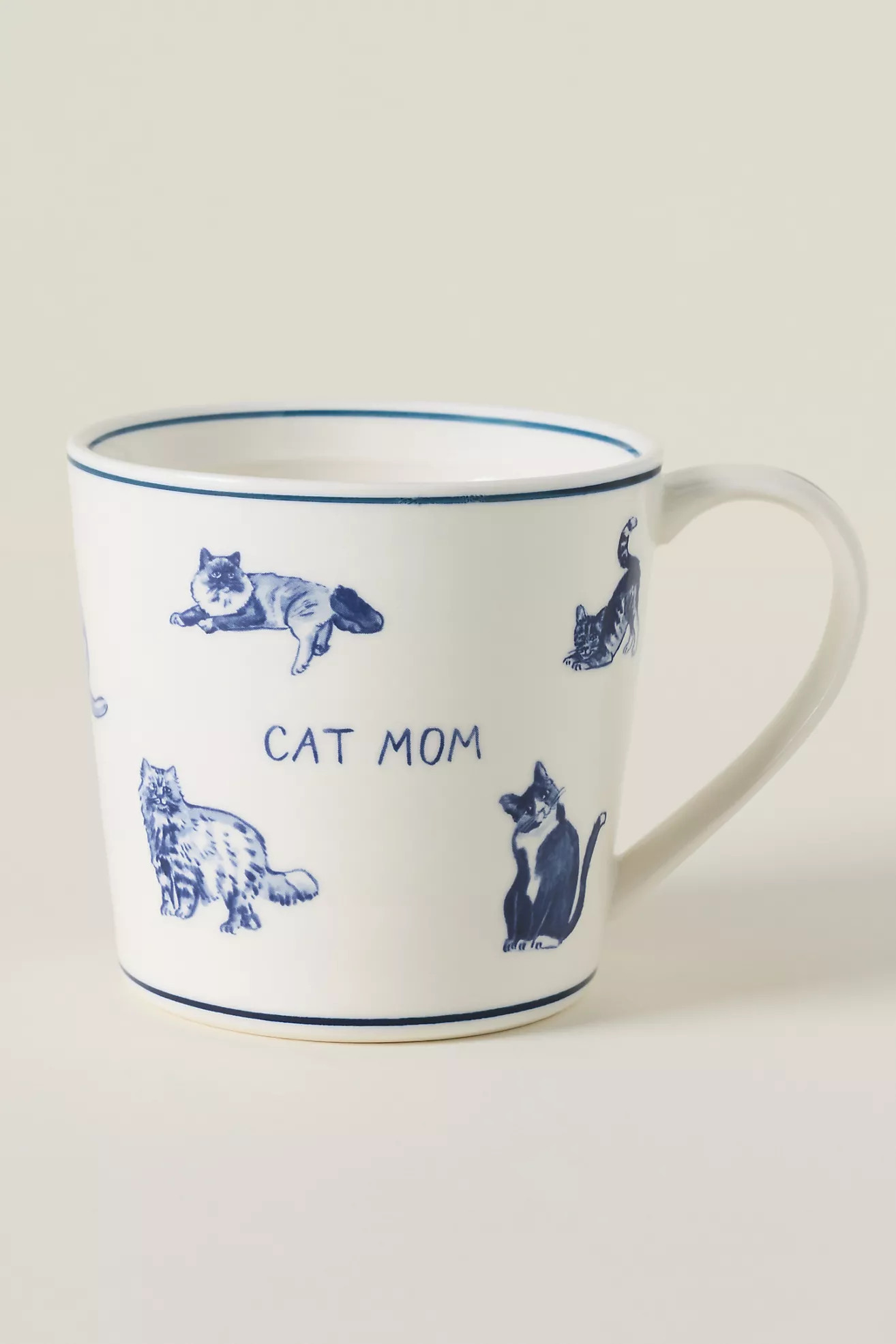 Molly Hatch Stoneware Dog and Cat Mom Mug | Anthropologie (US)