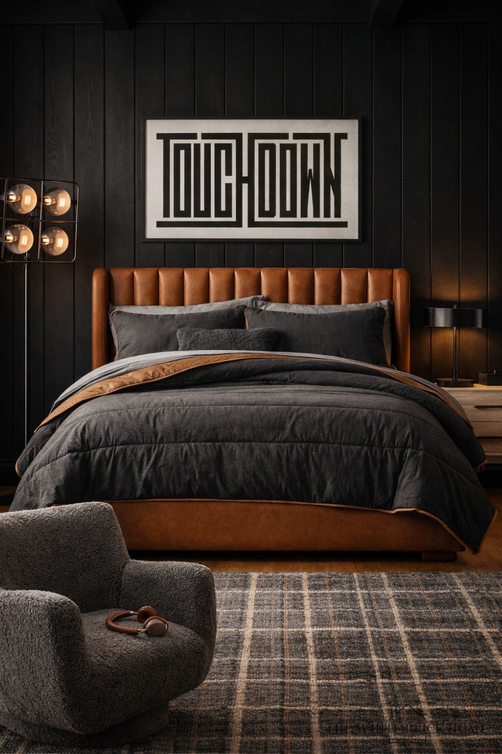 Moody, masculine style meets luxury comfort - this bedroom brings stadium level energy home. 

Teen bedroom, teen boy, teen boy bedroom, kids room, kids bedroom design, boys room chair, boys room bedding, boys room design, boys room decor ideas, boys room rug, football, football themed bedroom, boys room design, boys room inspiration, boys room theme, sports bedroom, sports room decor, boys bedroom, teen boy bedroom, home ideas, bedroom ideas, pottery barn teen, wayfair, Etsy 

#LTKHome #LTKSeasonal #LTKKids