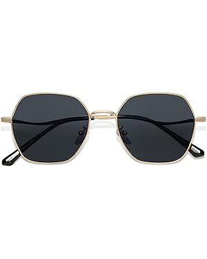 SOJOS Retro Hexagon Square Polarized Sunglasses for Women Men Vintage Hexagonal Polygon Shades SJ... | Amazon (US)