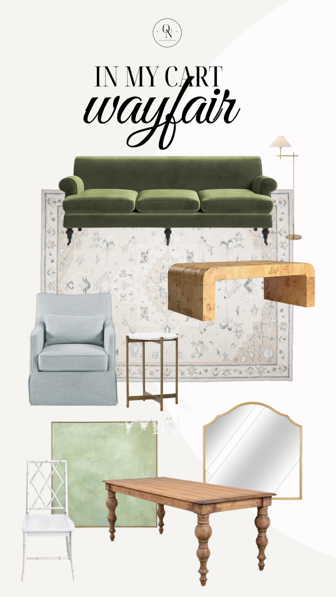 The wayday sale is May 4-6 this year! I always share great west elm, Ballard designs and other designer dupes that are on sale during wayday sale and this year I’m excited to share some of my own finds. I’m redoing my living room with the help of Elizabeth Burch and these items are in my cart!

Velvet green sofa
Blue swivel chairs
Burl wood coffee table
Washable oushak rug
Arhaus dining table dupe
Ballard designs chinoiserie chair dupe 


#LTKsalealert