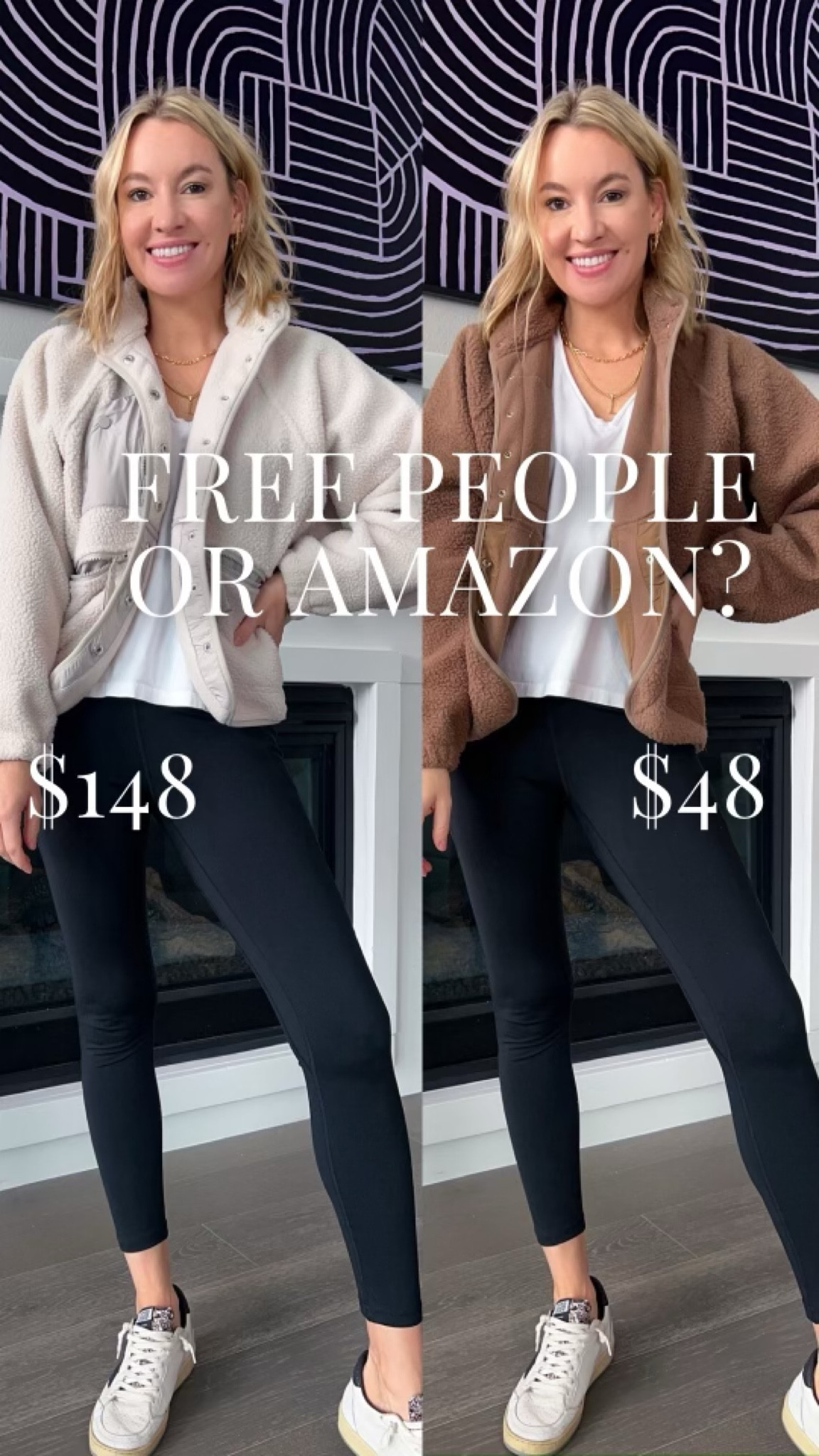 Free People or Amazon fleece jacket?! 

#LTKFindsUnder50 #LTKStyleTip #LTKSaleAlert