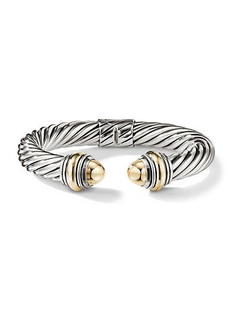 Cable Classics Bracelet with Gemstone & 14K Yellow Gold/10mm | Saks Fifth Avenue