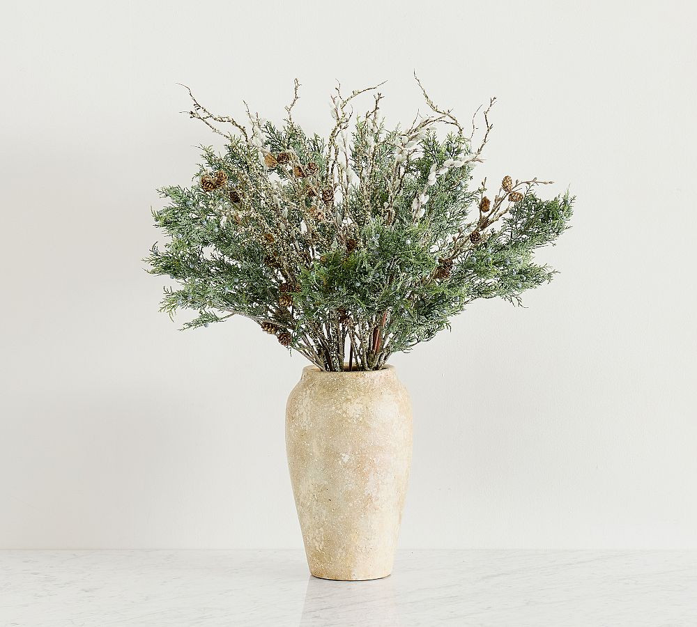 Faux Frosted Juniper Berry Bundle | Pottery Barn (US)