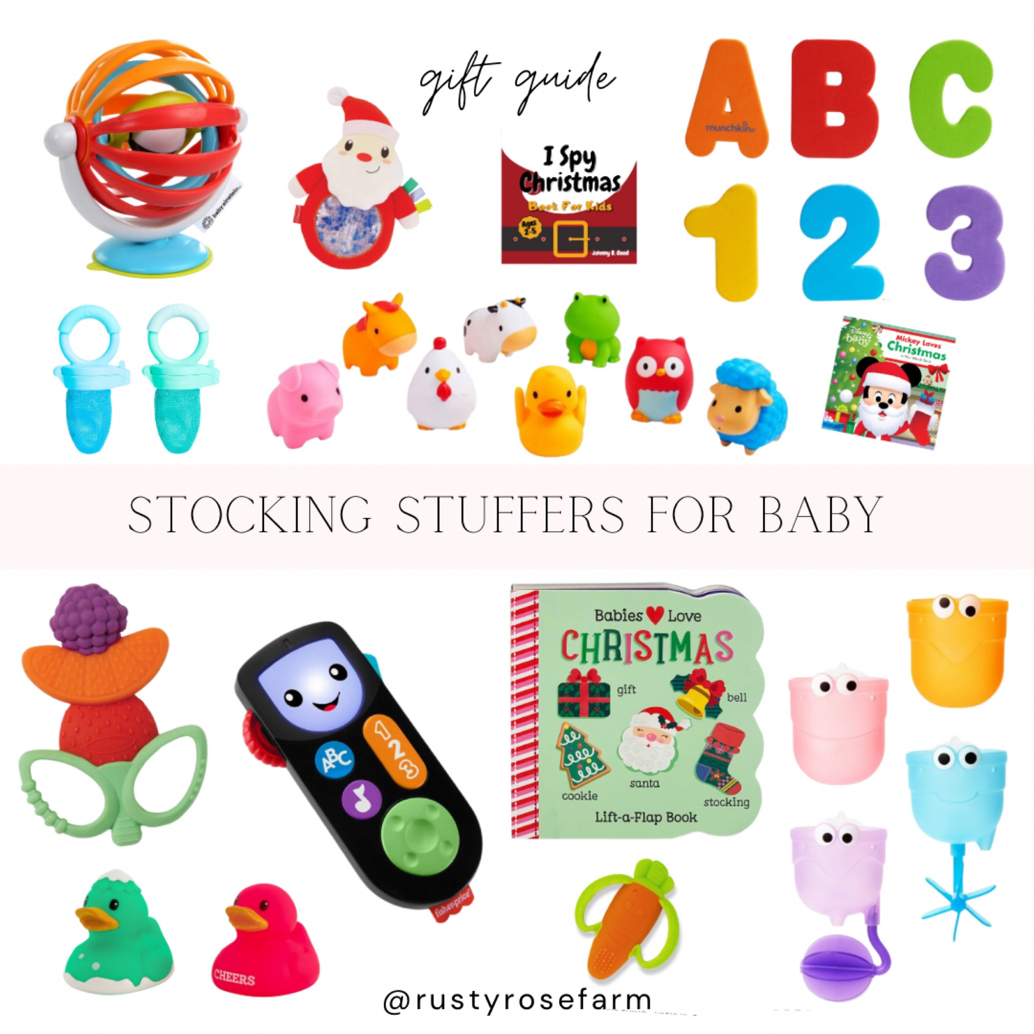 Stocking stuffers for baby. Christmas gifts, holiday gifts all under $15.

#LTKHoliday #LTKbaby #LTKGiftGuide