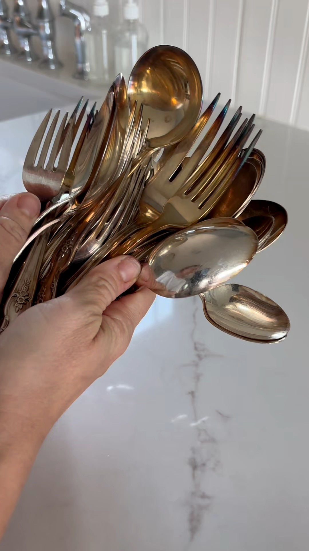 In my grandmacore era 👵🏼 

Getting ready for the Holidays. Y polishing my treasures with this nontoxic silver polish! 

 #LTKHome #LTKHoliday