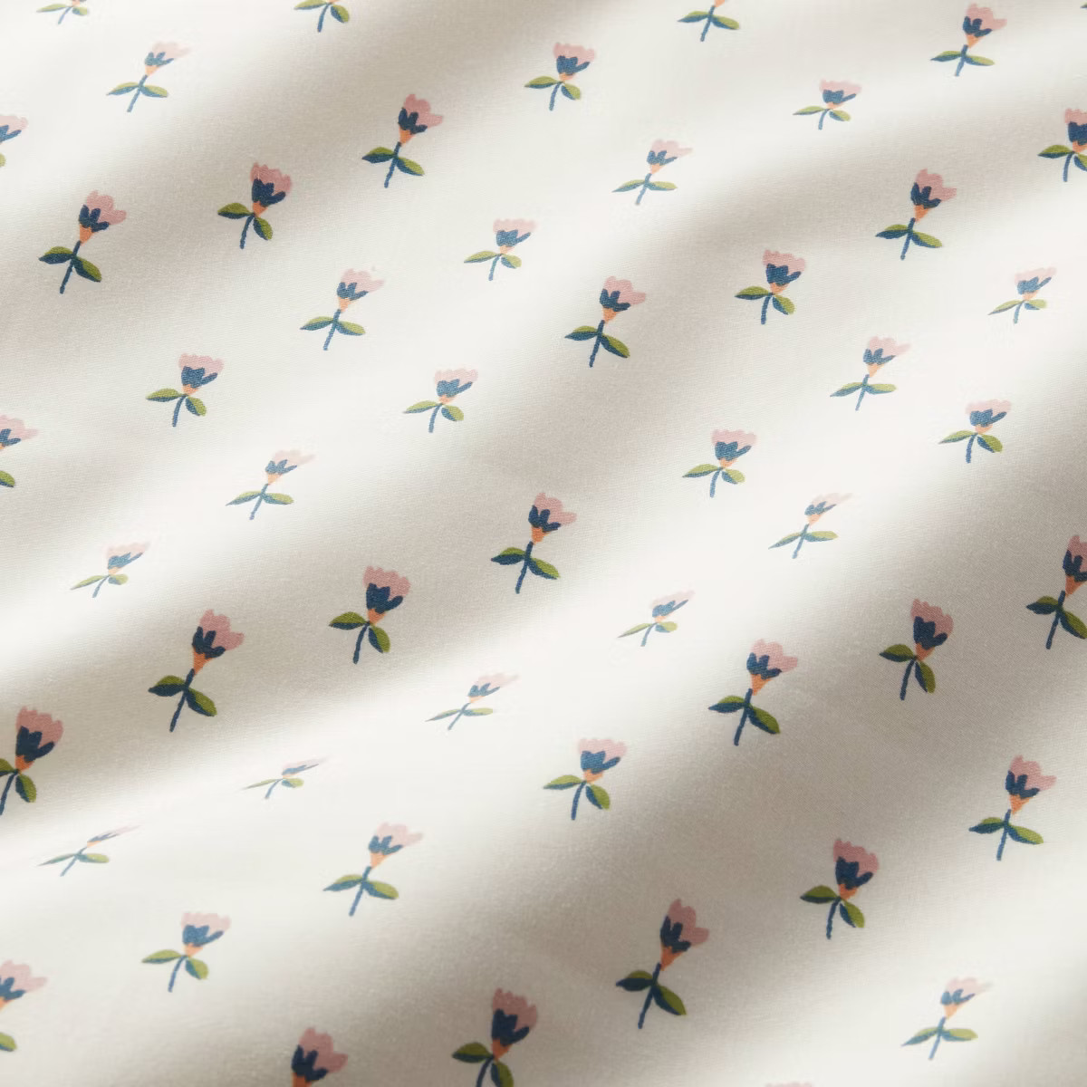 Twin/Twin XL Printed Performance 400 Thread Count Sheet Set Tulip Toss - Threshold™: Cotton Sat... | Target