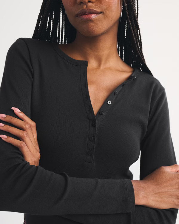 Long-Sleeve Henley | Abercrombie & Fitch (US)