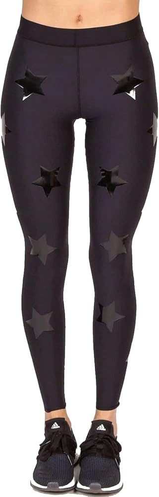 Knockout Star Print Legging Womens Active Workout Athletic Leggings | Amazon (US)