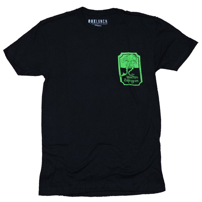Lord of The Rings Mens T-Shirt - The Green Dragon Inn Lapel Advert Back (Medium) | Walmart (US)