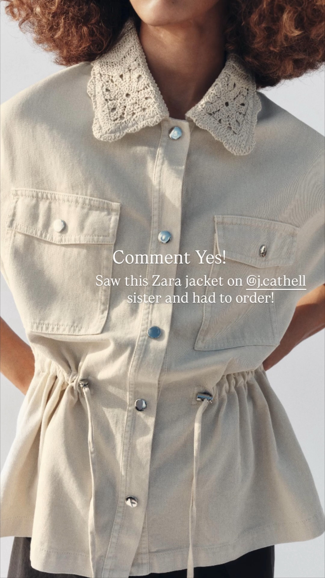 Saw this @Zara jacket and had to order! 
#zarafinds 