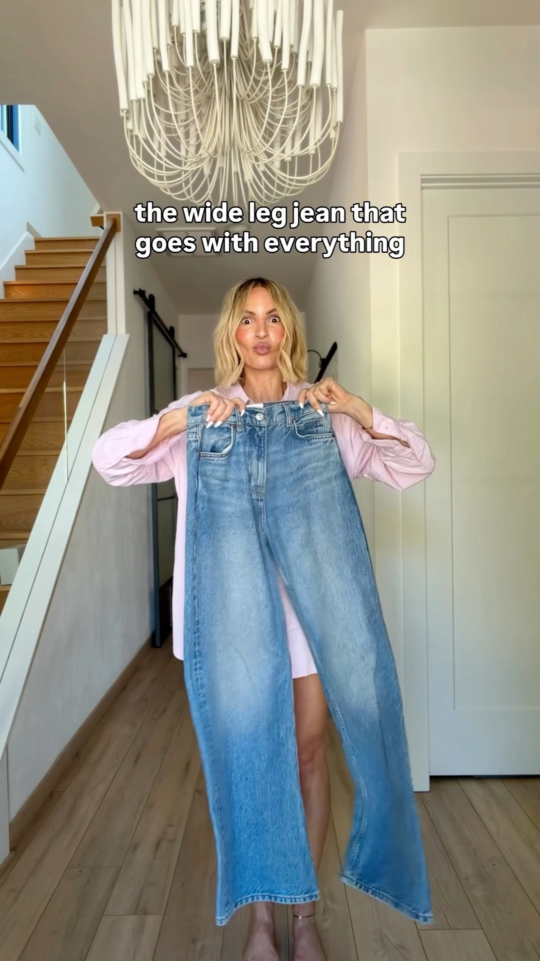 if you love a wide leg jean that is classy, not sloppy, high waisted, cinches you at the waist, no awkward gap, and can be worn with anything, you will love these. I’m wearing my usual size. ￼ for reference, I am 5'10. ￼ my top is old, but I linked some very similar looking ones below. ￼


My bag is from ￼ https://www.avonaofficial.com/ashley22

Use code Ashley22 for 22% off ￼

#LTKgrwm #LTKTall #LTKootd