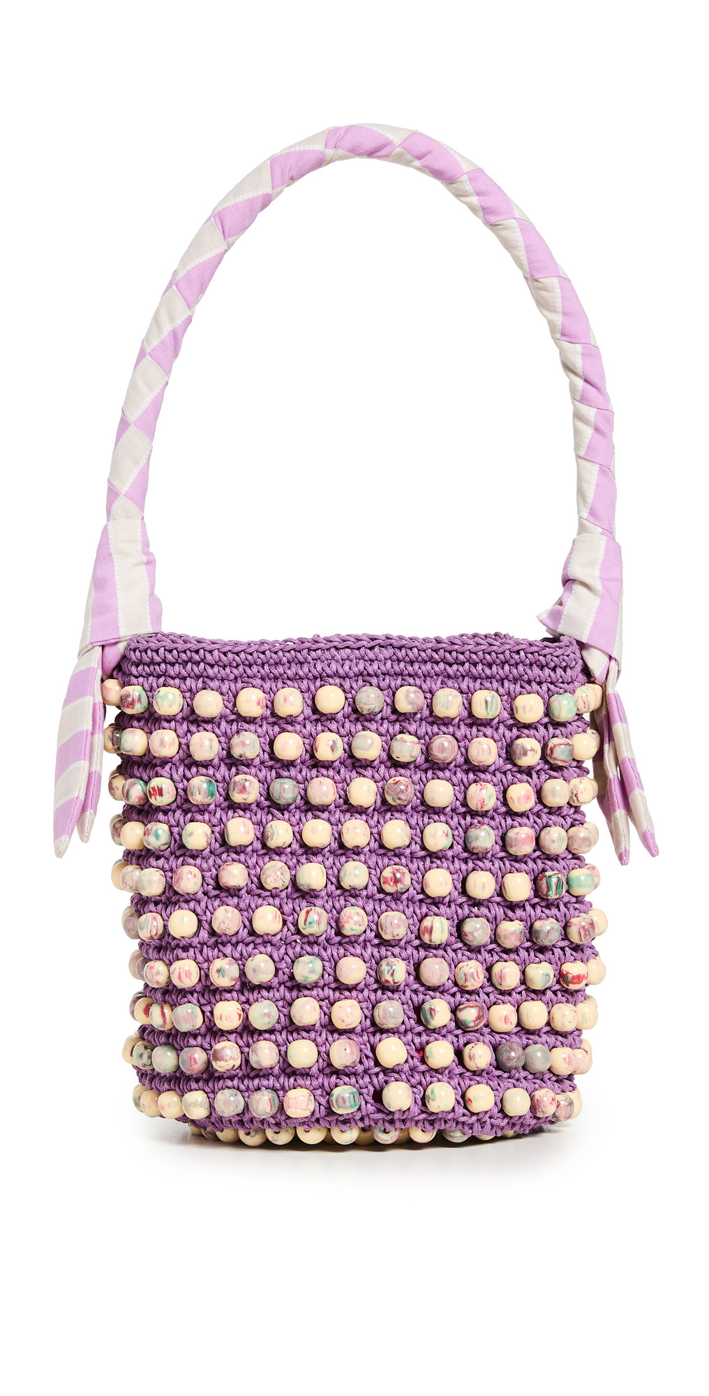 Lele Sadoughi Beatrix Stone Beaded Crochet Bag | Shopbop