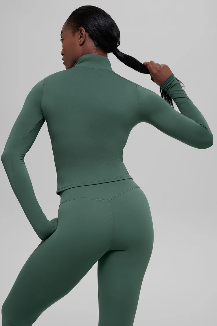 ALO Softsculpt Precision 1/4 Zip Long Sleeve | Alo Yoga (US)