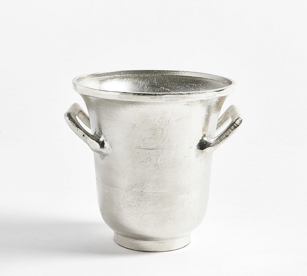 Rustic Metal Handcrafted Ice Bucket | Pottery Barn (US)