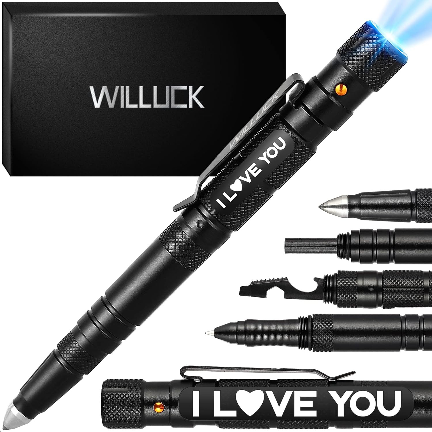 Gifts for Him Husband Boyfriend,"I LOVE YOU" Valentines Day Love Gifts for Him, Tactical Pen, Unique | Amazon (US)