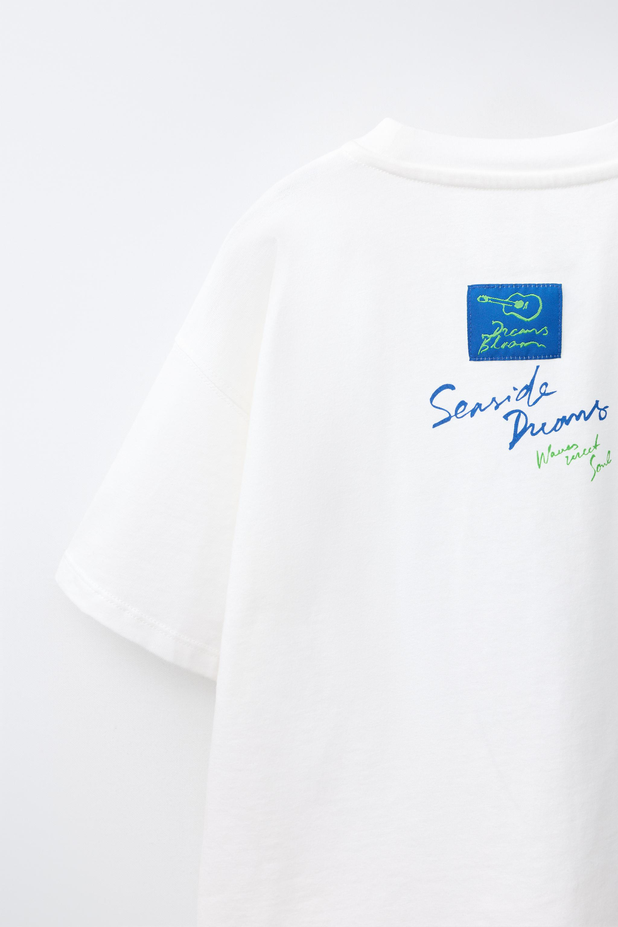 TEXT PRINT T-SHIRT | Zara US