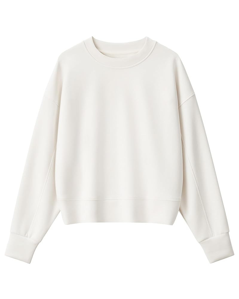 G4Free Smoofit - Sudaderas suaves de modal para mujer, manga larga, cuello redondo, ajuste holgad... | Amazon (US)