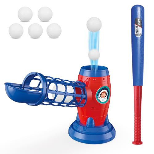QuirkyGlee Baseball Set for Kids 5-8, Ball Set with Plastic Baseball Bat, Kids Pitching Machine, Sports & Outdoors Toys for Youth 3-5, Training Ball Gifts for Boys Girls 8-12 | Amazon (US)