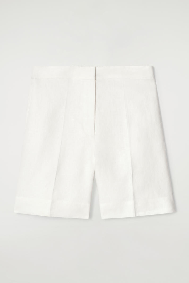 Tailored Elasticated Linen Shorts | COS (US)