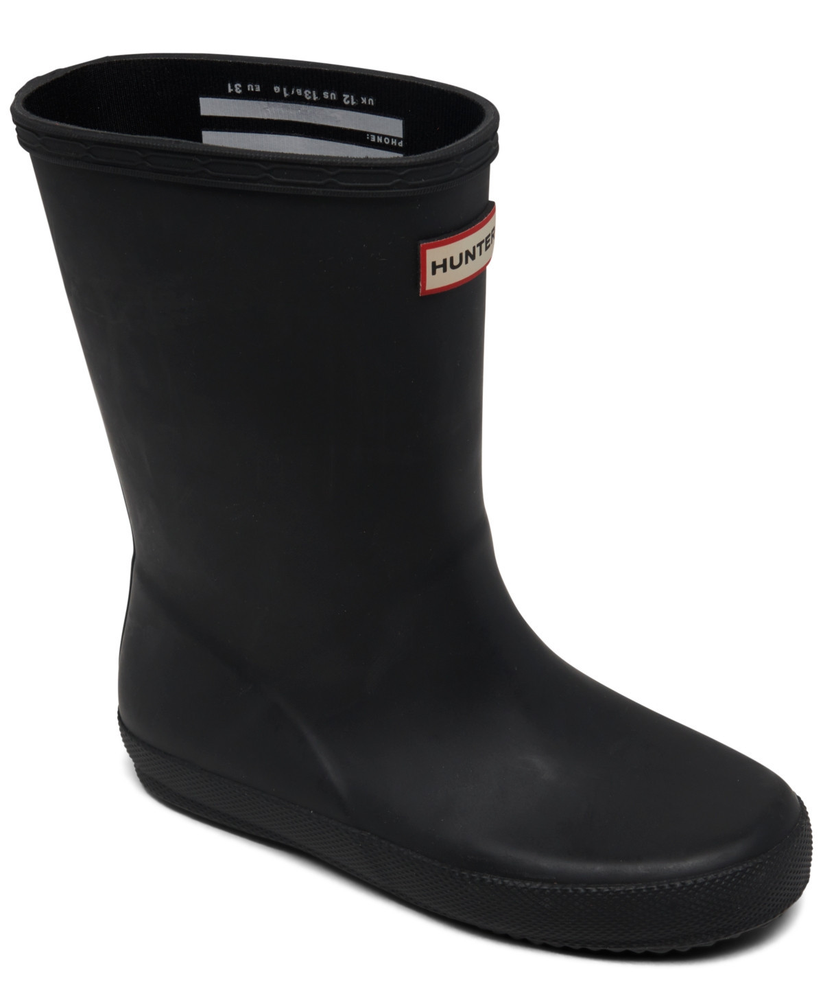 Hunter Toddler Kids' Original First Classic Rain Boots from Finish Line - Black | Macy's