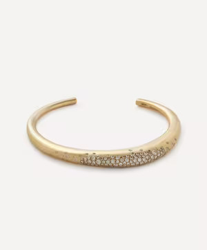 18ct Gold My Muse Urban Winter Thin Cuff Bracelet | Liberty London (UK)