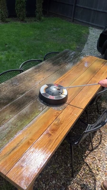 Can’t be stopped. Now pressure washing the outdoor tablee

#LTKVideo #LTKHome