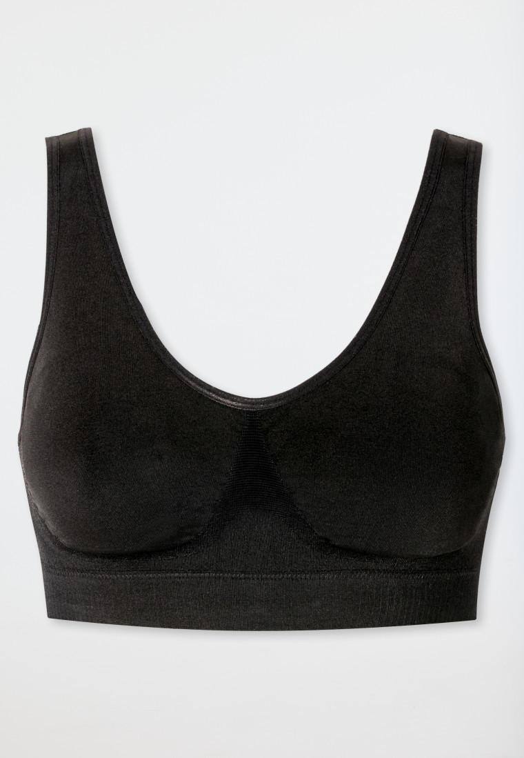 Bustier seamless herausnehmbare Pads schwarz- Classic Seamless | SCHIESSER | schiesser.com DE