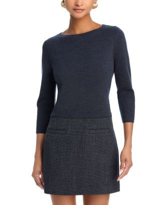 Mixed Media Dress | Bloomingdale's (US)