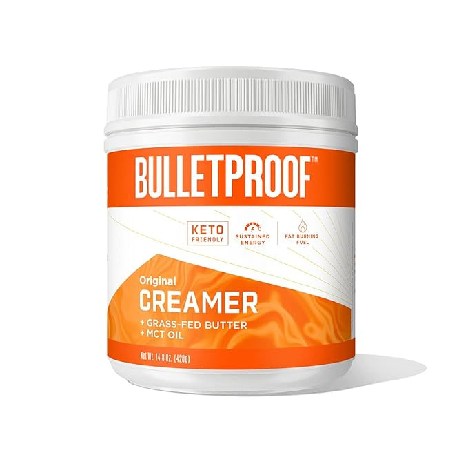 Bulletproof Original Creamer, 14.8 Ounces, Keto Coffee Creamer with MCT Oil and Grass-Fed Butter,... | Amazon (US)