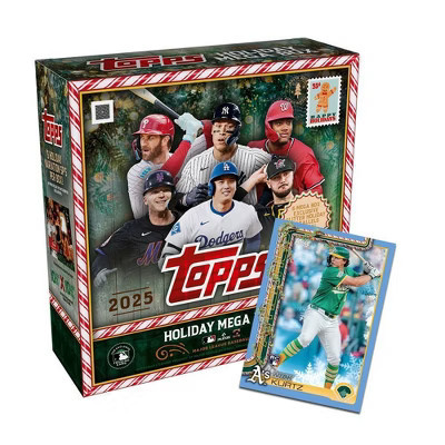 2025 Topps MLB Holiday Baseball Trading Card Mega Box | Target