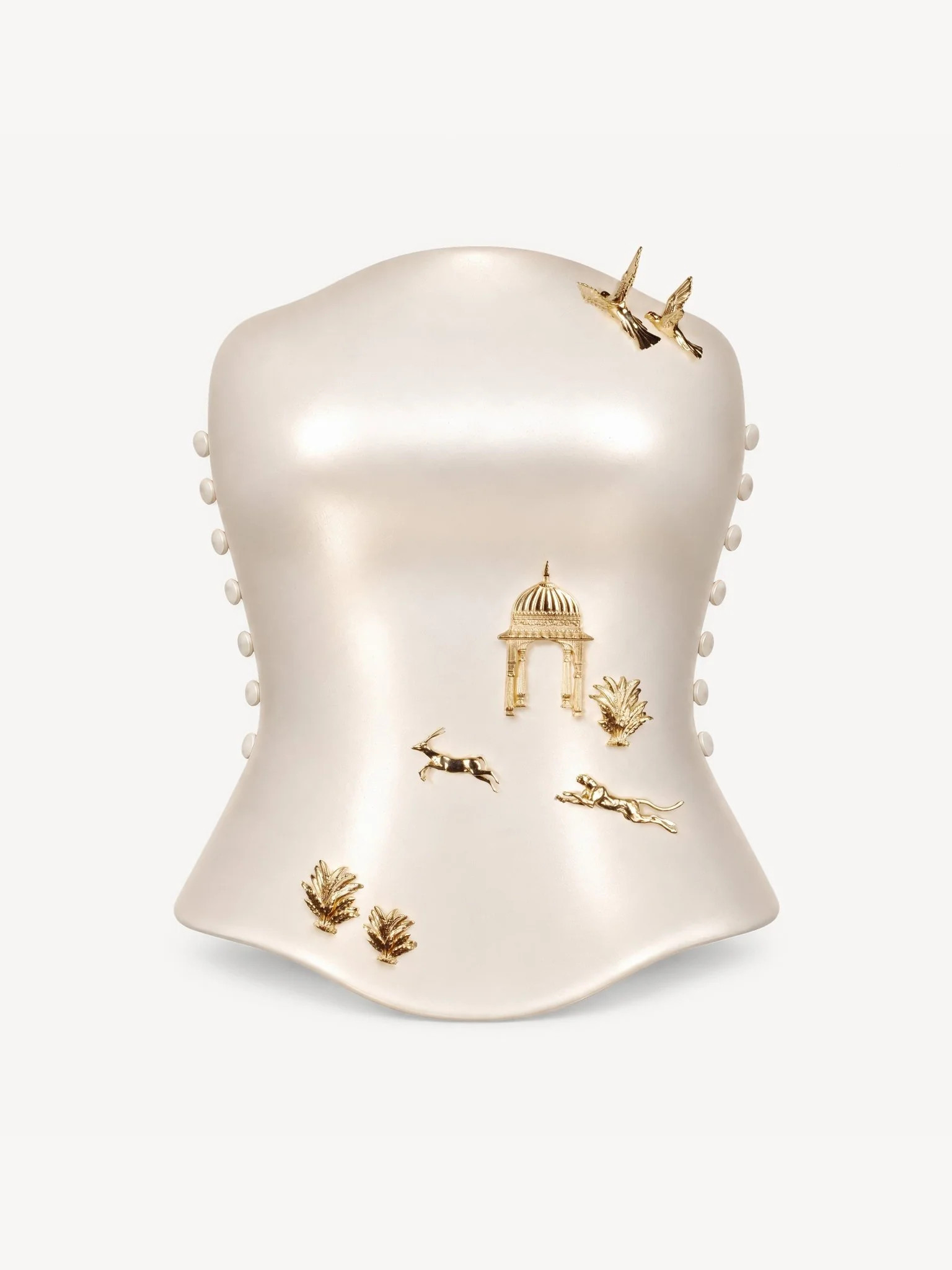 Wave Bodice in Ivory | MISHO