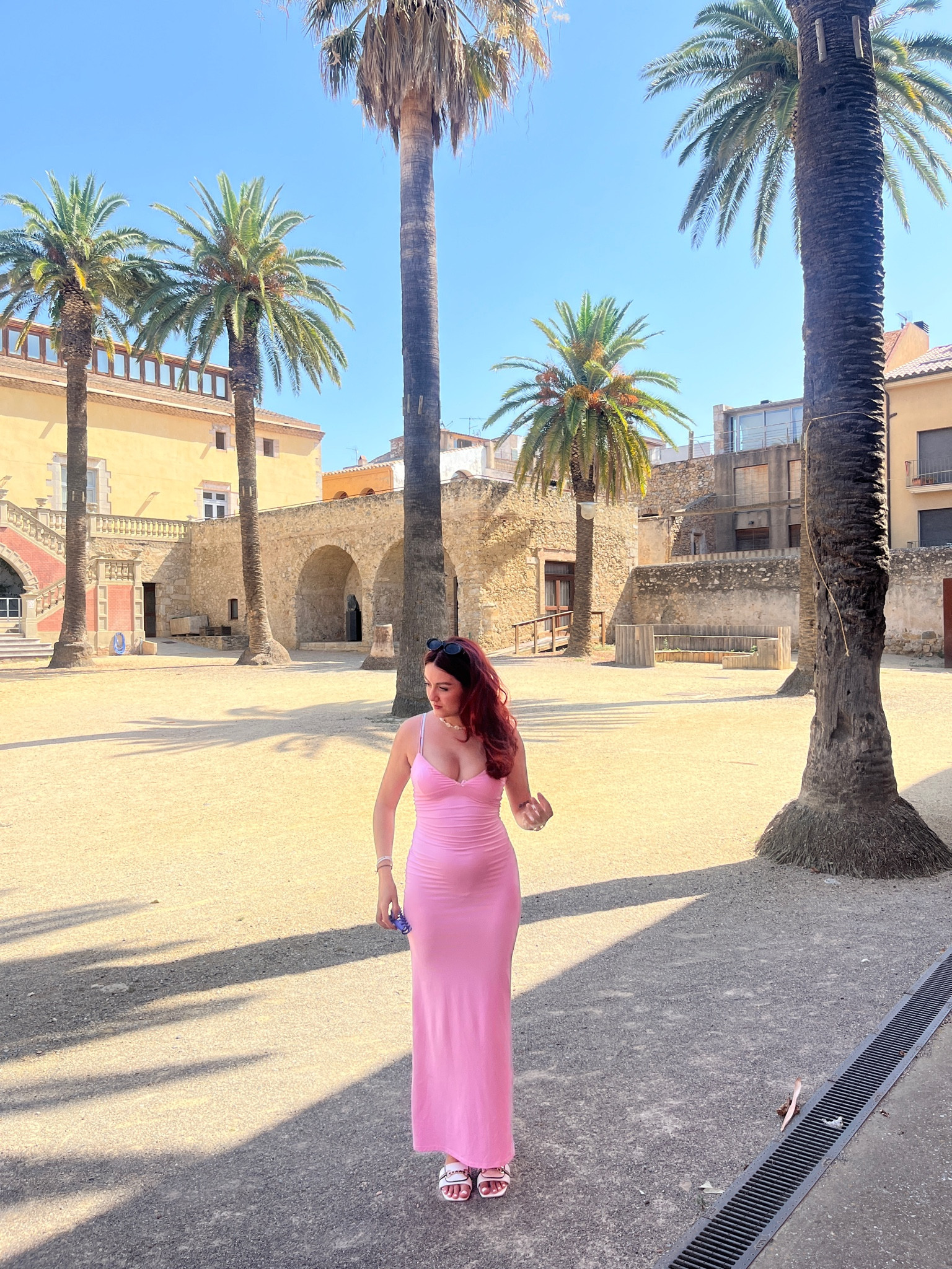 Pink maxi dress 💖