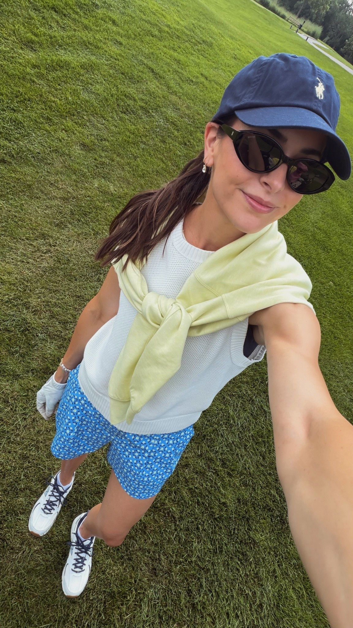Today’s golf outfit ⛳️ 
Sweater vest: true to size (S)
Shorts: size down (XS) 
Golf shoes: true to size

#LTKActive #LTKfitnessgoals #LTKootd