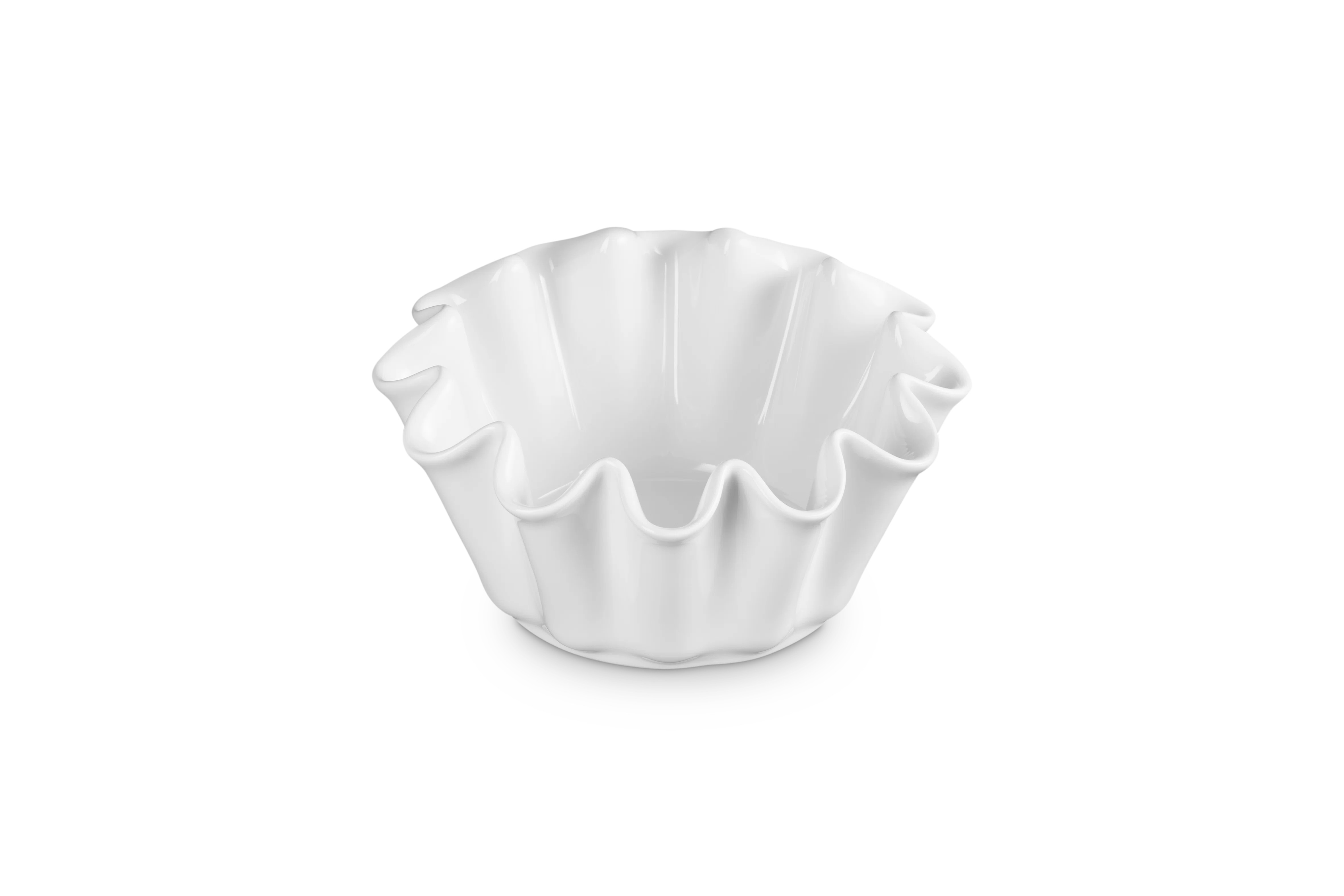 Le Creuset Stoneware Ruffle Brioche Baker, 1.4 Qt. - White | Wayfair | Wayfair North America