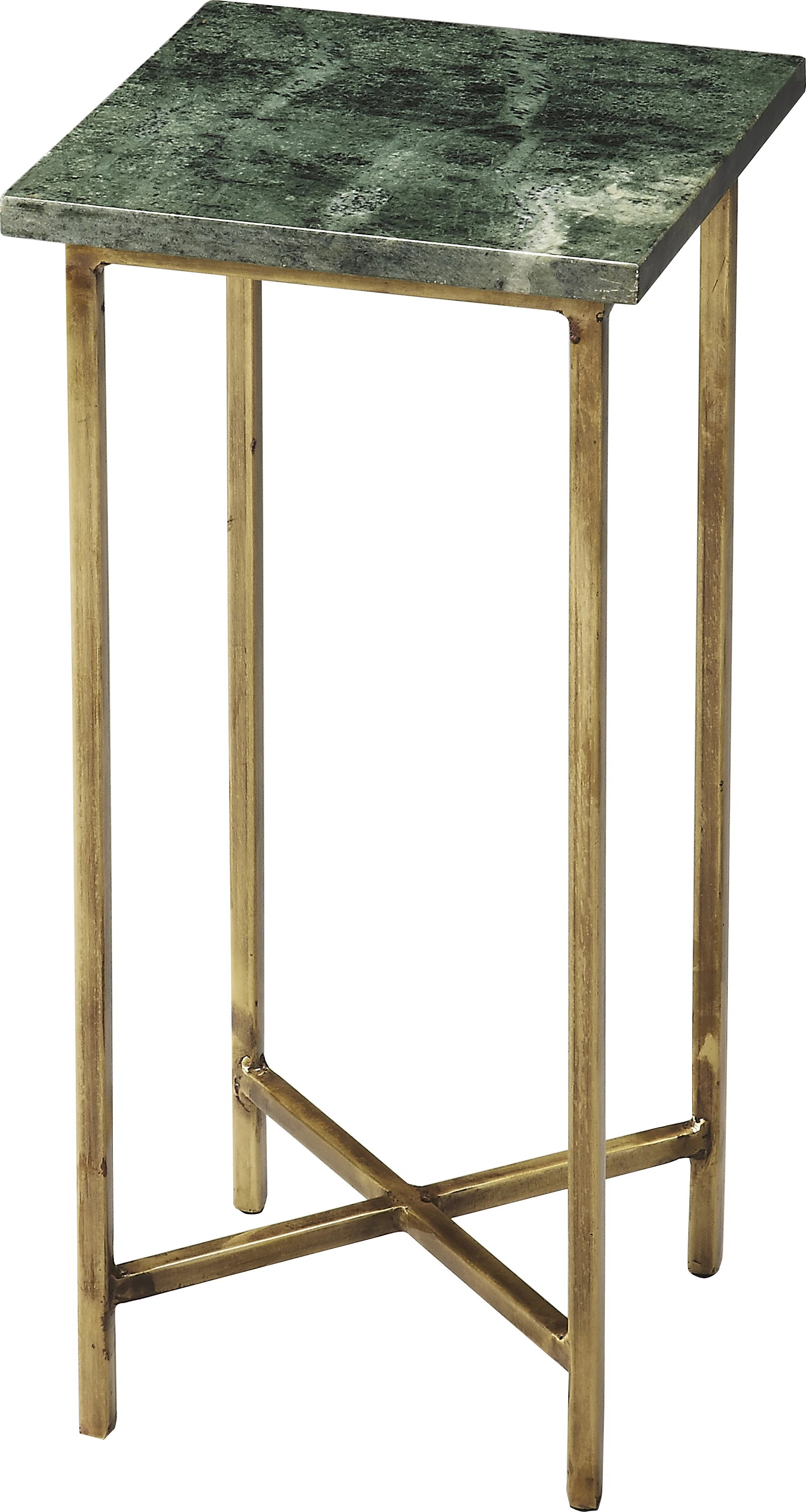 Versilia Green Marble Scatter Side Table | Perigold