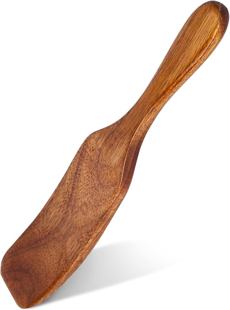 HANSGO Wooden Sourdough Spatula, 11" Spurtle for Sourdough Starter Natural Wooden Kitchen Utensil... | Amazon (US)
