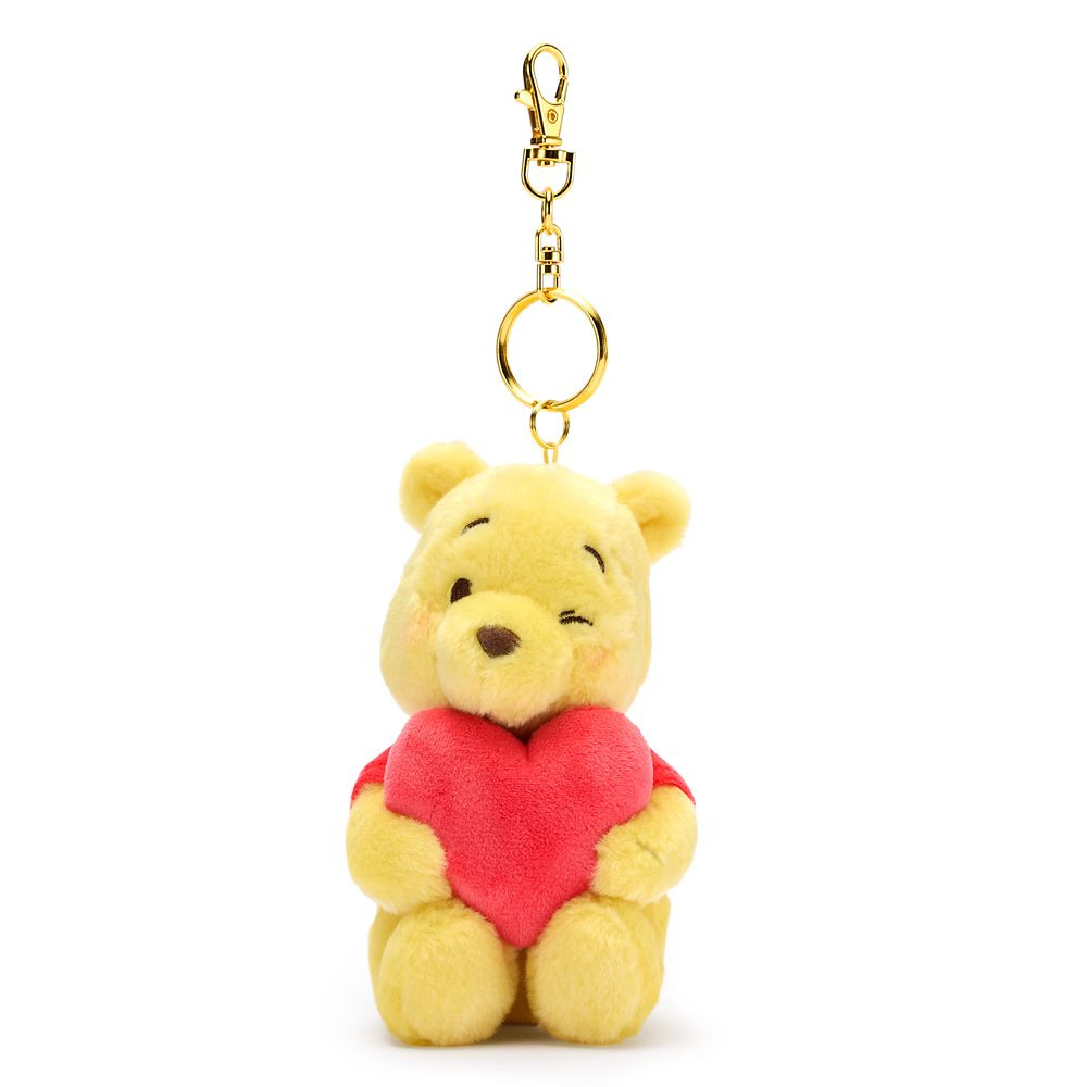 Winnie the Pooh with Heart Plush Key Chain – Disney Store Japan | Disney Store