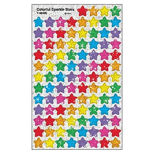 TREND enterprises, Inc. Colorful Sparkle Stars superShapes Stickers, 400 ct | Amazon (US)
