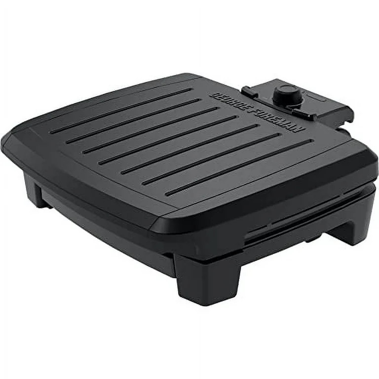 George Foreman GRECV075B Submersible Contact Grill, 75 Sq In, Black Plates | Walmart (US)