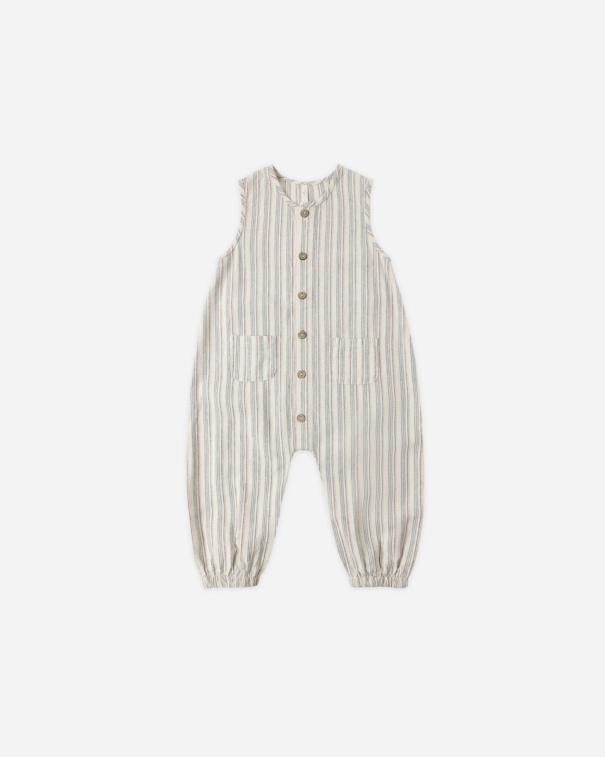 Woven Jumpsuit Nautical Stripe | Rylee + Cru