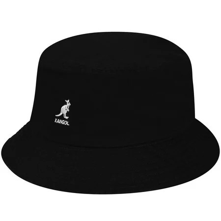 Kangol Women s Washed Cotton Bucket Hat Small Black | Walmart (US)