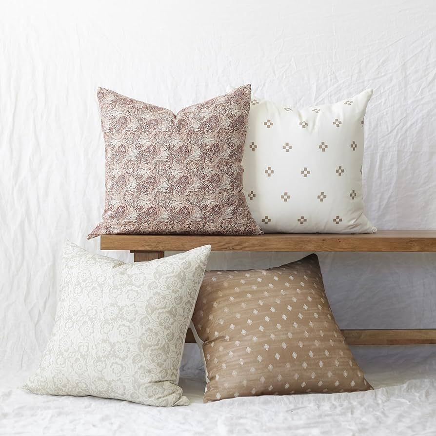 Woven Nook - Modern & Luxurious Decorative Boho Throw Pillow Covers - Durable Quality & Machine W... | Amazon (US)