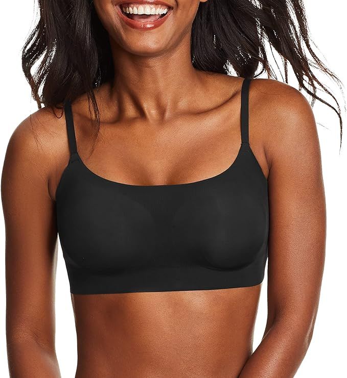Maidenform Pure Comfort Bralette with Smoothing Fit, Wireless Bra, No-Roll Lightweight T-Shirt Br... | Amazon (US)