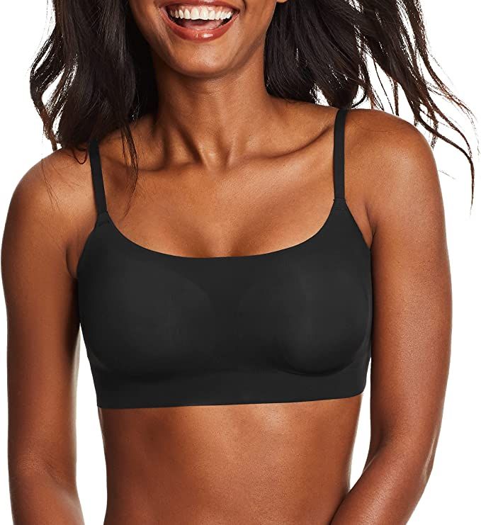 Maidenform Pure Comfort Bralette with Smoothing Fit, Wireless Bra, No-Roll Lightweight T-Shirt Br... | Amazon (US)