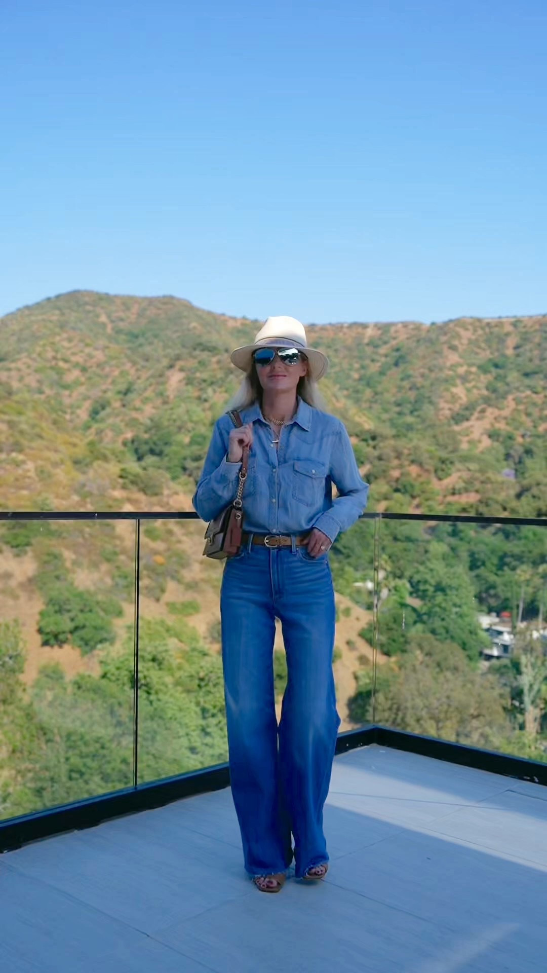 An outfit I’m wearing on repeat — simple yet chic denim on denim. These jeans are sooo soft and stretchy yet don’t stretch out, the fit of the top is relaxed but tucked in, it’s the perfect classic look.

#LTKSeasonal #LTKOver40