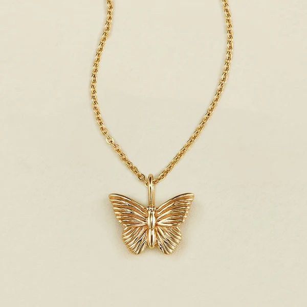 Butterfly Pendant Necklace | Made by Mary (US)